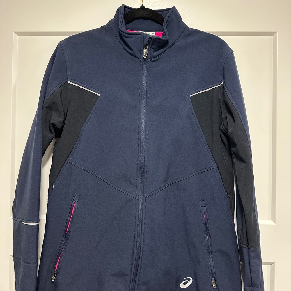 Asics Women's Navy and Black Ski Jacket